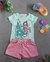 Conjunto Infantil Verão Feminino All Star Faella - Verde