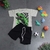 Conjunto Infantil Verão Masculino T-Rex Quadriculado - Off