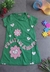 Vestido Infantil Verão Feminino Positive Happy - Verde