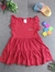 Vestido Infantil Verão Feminino Três Marias - Vermelho