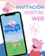 Invitación Digital Web Peppa Pig