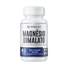 MAGNÉSIO DIMALATO (60 CÁPSULAS) - HERBALIZE