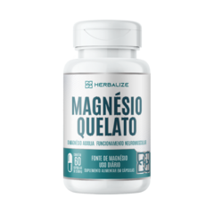 MAGNÉSIO QUELATO (60 CÁPSULAS) - HERBALIZE