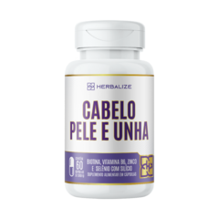 CABELO, PELE E UNHA (60 CÁPSULAS) - HERBALIZE