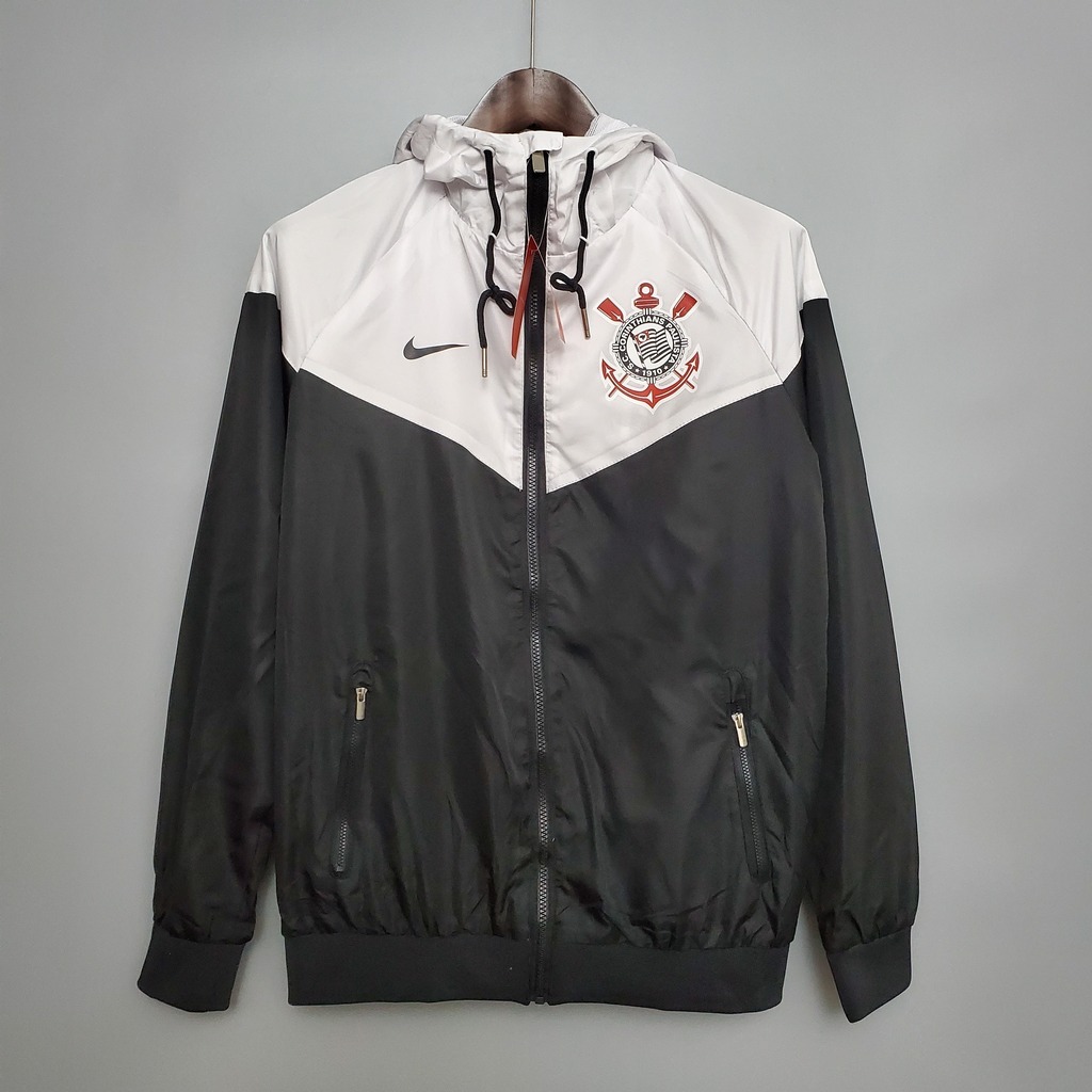 Corta Vento Corinthians Nike Preto Branco Frete Gratis R 299 90