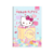 Caderno 1/4 Capa Dura Brochura Hello Kitty 80 Folhas Spiral