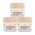 Kit 3 Desodorantes Herbíssimo Creme Vanilla 55g