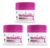 Kit 3 Desodorantes Herbíssimo Creme Hibisco 55g