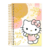 Caderno 1/4 Capa Dura Espiral Hello Kitty 80 Folhas Spiral