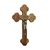 Crucifixo Madeira Moldura 19 cm Parede C/ Medalha São Bento - comprar online