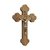 Crucifixo Madeira Moldura 12 cm Parede C/ Medalha São Bento - comprar online