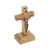 Crucifixo Madeira Tradicional 7 cm Mesa - comprar online