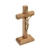 Crucifixo Madeira Tradicional 12 cm Mesa - comprar online