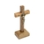 Crucifixo Madeira Tradicional 9 cm Mesa C/ Medalha São Bento - comprar online