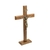 Crucifixo Madeira Tradicional 35cm Mesa c/Medalha de São Bento - comprar online