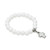 Pulseira Infantil 8 mm Branca Cruz - comprar online