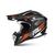 CAPACETE MOTO PT/GRAFIT COM LARANJA /CZ FAST TECH 58