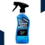 Frasco de limpa vidros 500ml com spray, cor azul, da marca Yonai.