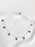 Choker Cristais Azul