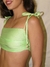 Top Reto Franzido Verde Mint - comprar online