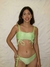 Top Franzido Ponteiras Verde Mint - comprar online