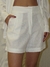 Short Linho Off White