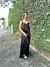 Vestido Longo Cetim Preto - comprar online