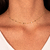 Choker Chapas Redonda Liso Banhado a Ouro 18K - comprar online