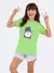 Pijama Inf. Fem Beetlejoice Verde Teia