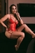 Body Sensual em Cirre Vermelho - comprar online