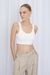 CROPPED HIT CANELADO DUPLO ALÇA LARGA - comprar online