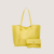 HAVILA - Bolsa Tote de PU com Carteira - Amarelo