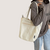 HAVILA -Bolsa Tote de Lona - Branco - comprar online