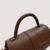 HAVILA -Bolsa Quadrada Com Aba Minimalista e Fivela na Alça - Marrom Chocolate - loja online