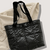 HAVILA - Bolsa Tote Acolchoada - Preto