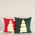 Set x 2 Cojin navidad 45x45cm Verde y rojo