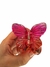 Caiman Mariposa Cristalizada Rojo - Fucsia X1 Unidad - comprar online