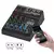 Mesa F-4A profissional sem fio 4-channel audio mixer portátil bluetooth-compatível com usb console de mistura de som entrada phantom power