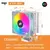 Aigo-cpu Cooler ice200pro, 2 heatpipes, ventilador pwm de 3 pinos, silencioso, para intel 11x, 1200, 1700, am4, am5, amd