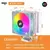 Aigo-cpu Cooler ice200pro, 2 heatpipes, ventilador pwm de 3 pinos, silencioso, para intel 11x, 1200, 1700, am4, am5, amd