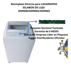 Plaqueta Compatible Con Lavarropas Eslabón De Lujo Awr 680 en internet