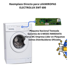 Plaqueta Lavarropas Electrolux Ewt600 Nacional Con Garantia en internet