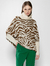 Blusa Biamar Oversize em Estampa Animal Print | 11022 - loja online