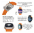 Smartwatch Basike W69 PRO MAX - 7 pulseiras - comprar online