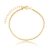 Pulseira banhada a ouro 18k