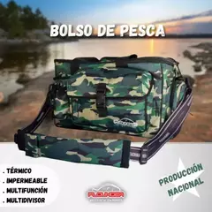 BOLSO DE PESCA TÉRMICO C/MÚLTIPLES COMPARTIMIENTOS - Flounder Mayorista