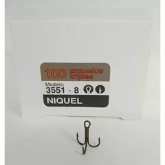 Anzuelo triple en caja x 100 serie 3551