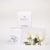 Vela Pearls and Champagne 190g - White Roses Candles