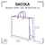 Sacola 1054 - Tam: 36,5x47x14 cm - comprar online