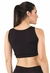 Top Abstrato Detalhes Branco e Amarelo Cropped Fitness Preto | REF: CC20 na internet